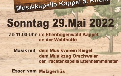 Waldhock der Musikkapelle Kappel am Rhein am 29.05.2022