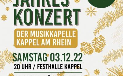 Jahreskonzert der Musikkapelle Kappel am Rhein