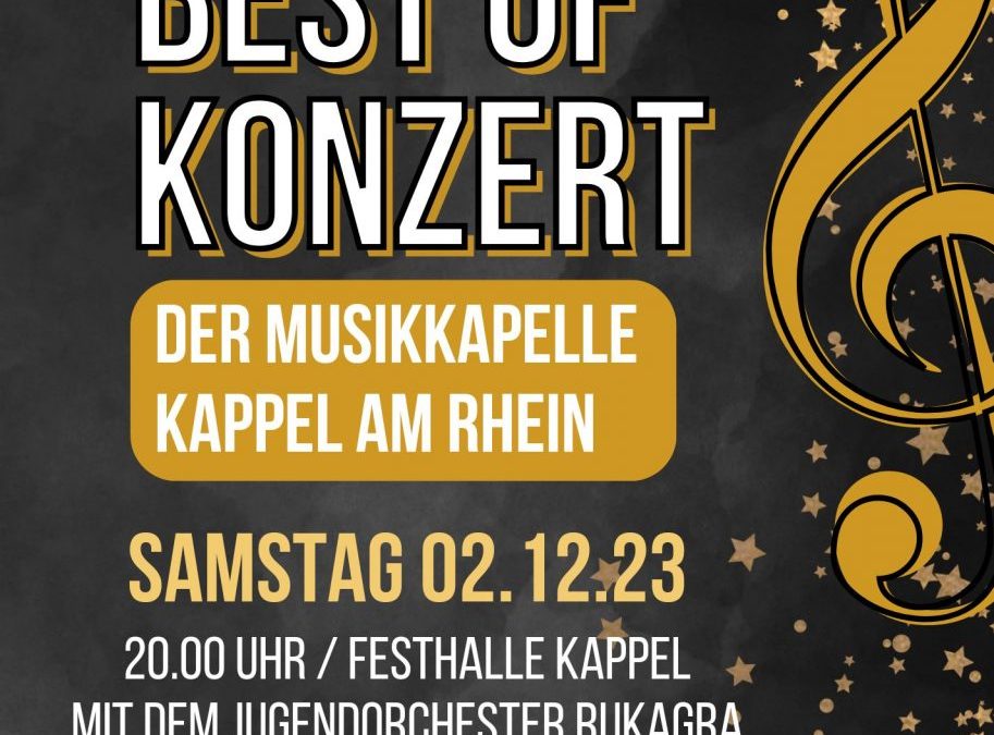 Jahreskonzert der Musikkapelle Kappel am Rhein 2023
