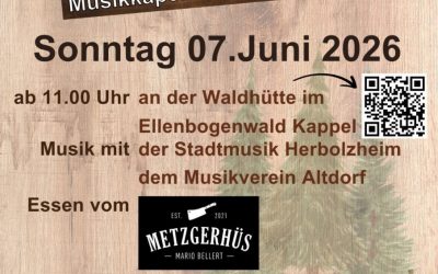 Herzliche Einladung zum Waldhock an der Waldhütte im Ellenbogenwald